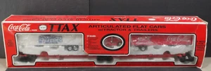 TTAX Coca-Cola Articulated Flat Cars with Tractor & Trailers O / O27 Gauge - Picture 1 of 24