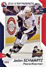 Jaden Schwartz 2012-13 AHL Top Prospects Peoria Rivermen