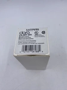 Lutron Claro CA-6PF-WH Six Port Frame New Open Box - Picture 1 of 7