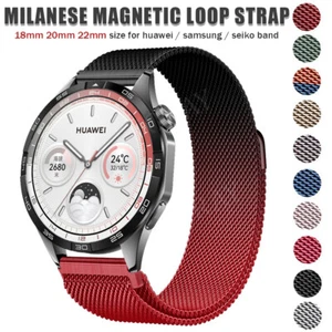 Milanese Magnetic Strap Band for Huawei Watch GT 3 2 Pro/GT 2e/GT3 GT4 41mm 46mm - Picture 1 of 45