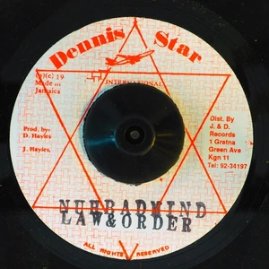 Law & Order - Nuh Bad Mind  /  Version [New Vinyl] - Picture 1 of 1