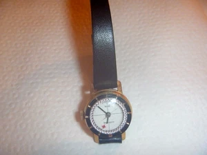 Vintage Ladies Lucerne Swiss Watch Wind-Up Leather Band Works - Picture 1 of 11