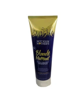 Purple Treatment Shampoo Not Your Mothers Blonde Moment 8 fl oz Brass Reducing - Image 1 of 2