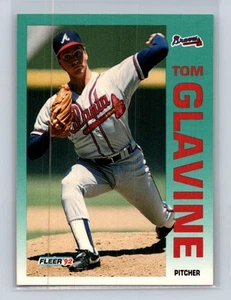 Fleer #358b 1992 Tom Glavine Atlanta Braves - Imagen 1 de 2