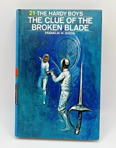 Hardy Boys 21: The Clue of the Broken Blade Hardcover Franklin 1970 printing - Picture 1 of 13