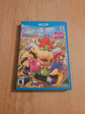 NO GAME Mario Party 10 Nintendo Wii U Case And Manual Only  - Image 1 of 3