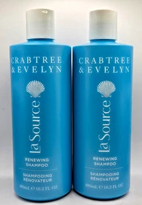 2pc Crabtree & Evelyn La Source Renewing Shampoo 16.2oz ea new - Picture 1 of 1