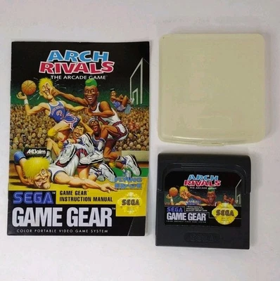 Sega Game Gear Arch Rivals The Arcade Game Cartridge With Case And Manual - Image 1 of 4