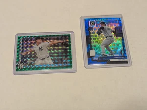 Gerrit Cole Lot /99 x2 2025 Topps Chrome Geometric Green 2022 Optic Pandora Blue - Picture 1 of 6