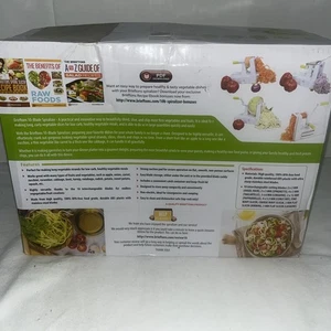 Espiralizador Brieftons de 10 hojas - blanco/verde. Nuevo en caja - Imagen 1 de 4
