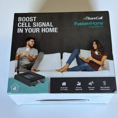 SureCall Fusion4Home Omni/Whip Cell Phone Signal Booster for your Home, NEW - Image 1 of 4