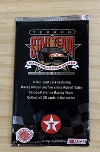 1992 Maxx Davey Allison Texaco Star Team Nascar Collector Card Pack Unopened - Picture 1 of 2
