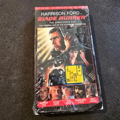 Vintage Blade Runner The Director’s Cut VHS Tape 1991 Widescreen Harrison Ford - Image 1 of 4