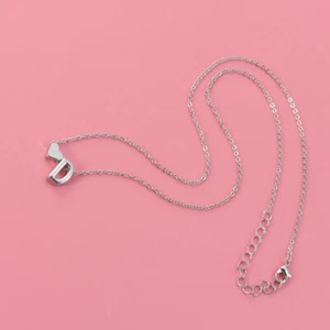 Heart Chains For Women Necklace With Letter Pendant Miss - Picture 1 of 11