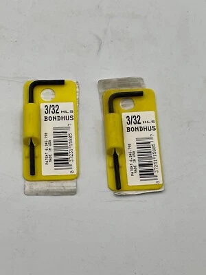 Bondhus 15805 3/32" Hex Tip Key L-Wrench w/ProGuard Finish 2PACK - Image 1 of 4