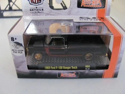 Camión Ford F100 Ranger M2 Auto Mods R60 1969 nuevo edición limitada Chase 2021 Foto 1 de 4