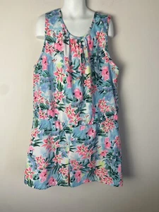 Aqua Girl’s Floral Romper Back Zip Size XL - Picture 1 of 3