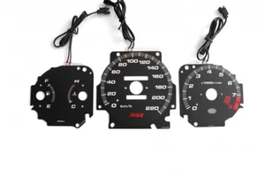 Honda Civic EJ9, EK 1996-2000 SIR style PLASMA TACHO GLOW GAUGES TACHOSCHEIBEN - Picture 1 of 8