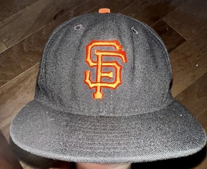 New Era 59Fifty San Francisco Giants Fitted Hat Black Authentic On Field MLB Gr.8 - Bild 1 von 4