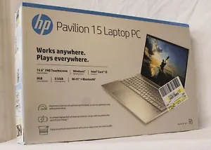 HP Pavilion 15.6" Touch i5 8GB/512GB Laptop (Lunar Gold) - Picture 1 of 4