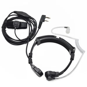 Regulowany zestaw słuchawkowy mikrofonu gardłowego do Baofeng UV5R 888S UV82 UV-B6 UV8D C - Zdjęcie 1 z 9