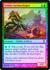 Goblin Archaeologist FOIL Darksteel MtG LP