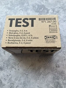 IKEA Test Shot Glass 6 Pack - Picture 1 of 5