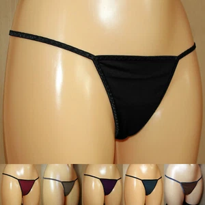 Mini String Tanga aus Baumwolle - Gr. 36 38 40 - Picture 1 of 8