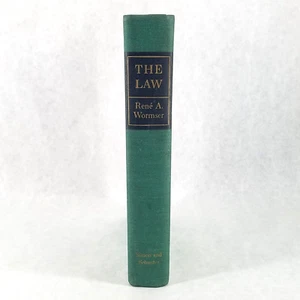 The Law: The Story of Lawmakers... 1949 2nd Printing Hardcover by René A Wormser - Picture 1 of 21