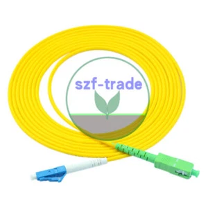 5 Meter SC/APC to LC/UPC SM Single Mode 9/125 Fiber Patch Cord Simplex - Afbeelding 1 van 1