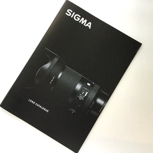 SIGMA DG DC Art Contemporary Sports Lens Japanese Catalog Published in Nov 2021 - Picture 1 of 10