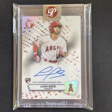 2023 Topps Pristine -Pristine Autographs #PA-LS Livan Soto Rookie Card Angels RC