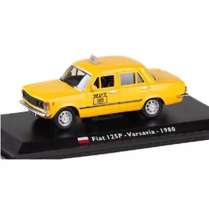 Fiat 125P Varsavia 1980 Taxi 1:43 Leo Models Coche diecast - Imagen 1 de 2
