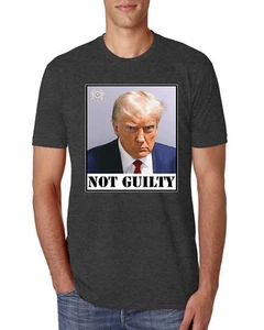 Camiseta Oficial Georgia Taz Shot Not Guilty Pro Trump 2024 Hombres Premium TriBlend - Imagen 1 de 17