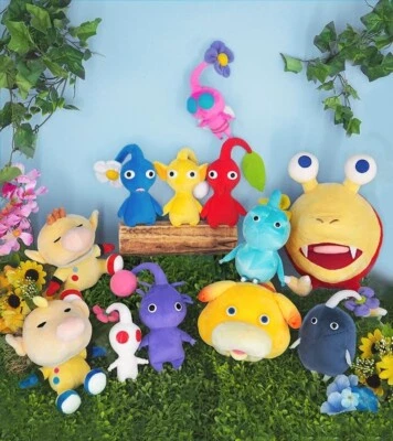 Muñeco de Peluche Pikmin Juguete COLECCIÓN ALL STAR Nintendo Todos los Personajes NUEVO Foto 1 de 2