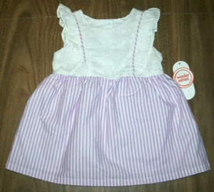 Vestido a Rayas Wonder Nation Bebé Niñas 3-6 Meses Nuevo con Etiquetas  - Imagen 1 de 3