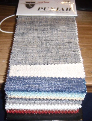 70 SUNBURST FABRIC SAMPLE BOOK " 70=9X5, 100% POLYESTER/ SOME POLYESTER/ COTTON - Image 1 of 2