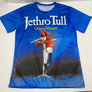 Camiseta Jersey Jethro Tull Para Hombre XL Original Masters Doble Cara Gráfico RARA - Imagen 1 de 5