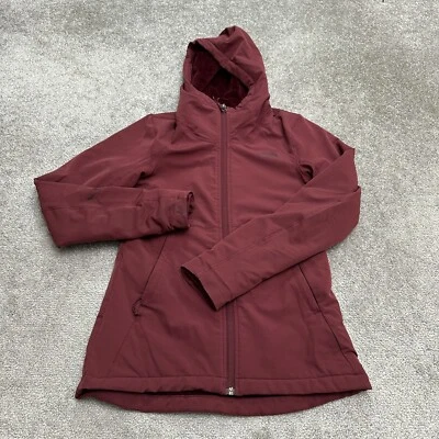 Sudadera con capucha The North Face Windwall Shelba Raschel para mujer XS roja cremallera completa Foto 1 de 4