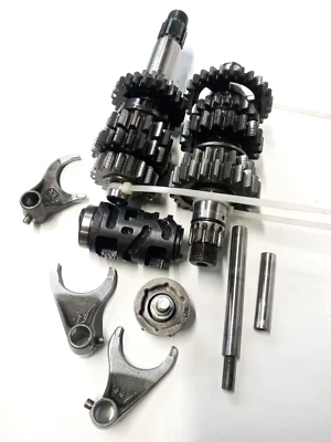 2007 KAWASAKI KX450F OEM MOTOR TRANSMISSÃO TRANNY MONTAGEM ENGRENAGENS GARFO DE CÂMBIO  - Imagem 1 de 4