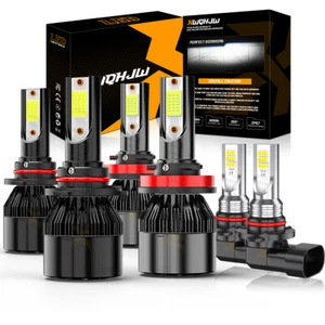 For 2015-2021 2022 2023 Ford F150 LED Headlight Hi/Lo Beam Fog Light Bulbs - Foto 1 di 21