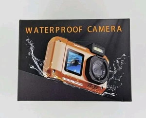 33FT Underwater Camera 4K 48MP Waterproof Camera Rugged Dustproof Diving - Picture 1 of 5