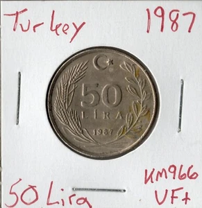 Coin Türkiye 50 Lira 1987 KM966 - Picture 1 of 1