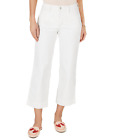 Charter Club Women's High-Rise Wide-Leg Cropped Jeans (8, Bright White)