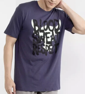 Camiseta para hombre Under Armour Project Rock Q3 Payoff Blood Sweat Respect talla mediana Foto 1 de 4