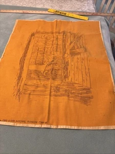 Quadro su tela vintage 1974 Paragon Needle Craft Crewel creativo cucitura tramonto - Foto 1 di 10