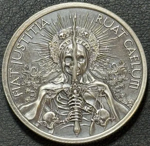 1 Oz .999 Silber Intaglio Antik Veritas Numisma Latin Maxims Fiat Justitia!! - Bild 1 von 3