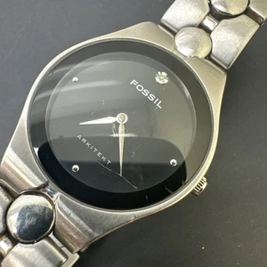 Fossil Arkitekt FS-2696 Analog Quartz Stainless Steel Wristwatch 7 3/4" New Batt - Picture 1 of 7