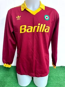 MAGLIA ROMA NO MATCH WORN ISSUE SHIRT JERSEY VINTAGE CAMISETA 1991/1992 - Picture 1 of 5