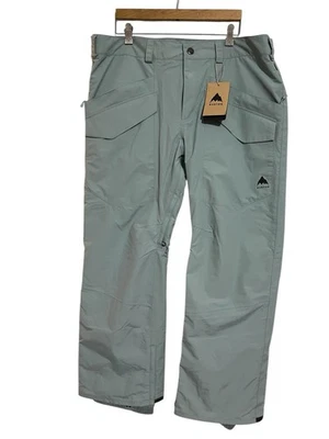 Pantalones de snowboard Burton aislados encubiertos verde gasolina talla 2XL NUEVOS CON ETIQUETAS Foto 1 de 4